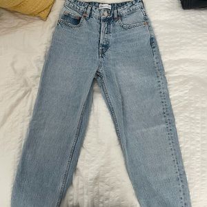 Zara High rise straight leg